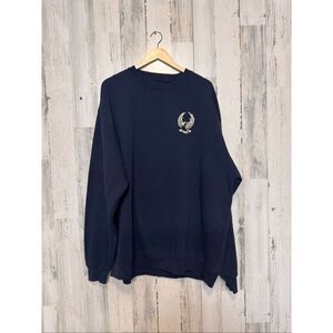 GATR Custom Graphic Crewneck Sweatshirt Navy Blue 3XL